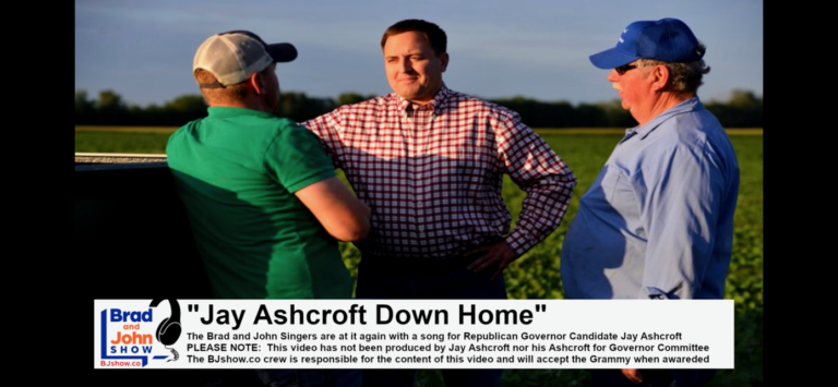“Jay Ashcroft Down Home” Another Tribute Song from Brad of the Brad and John Show