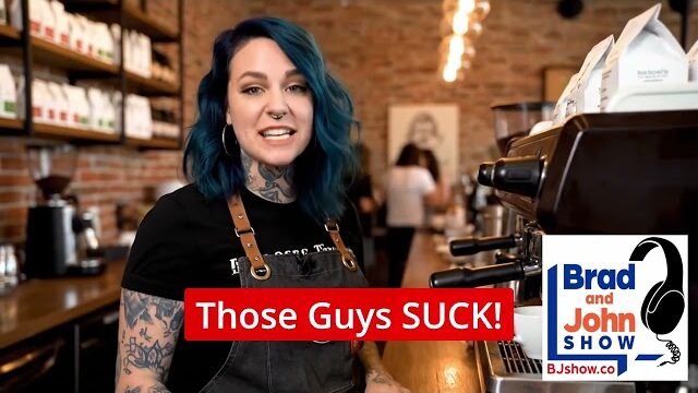 BJ Show Those Guys Suck Get Your Coffee Somewhere else BJshow.co John Combest Brad Hildebrand KSLQ