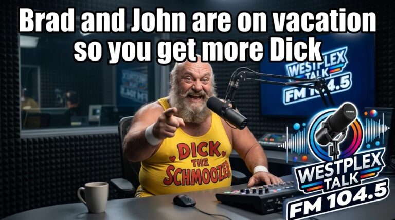 Brad and John are on vacation so that means you get more Dick
